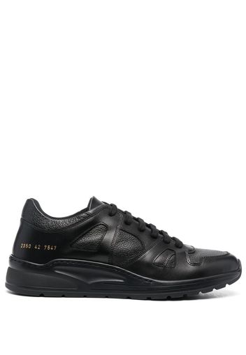 Common Projects Track Technical leather low-top sneakers - Nero