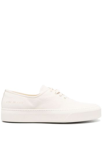 Common Projects Four Hole low-top canvas sneakers - Toni neutri