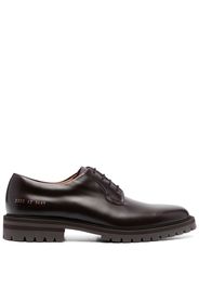 Common Projects lace-up leather derby shoes - Marrone
