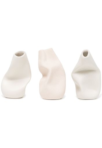 Completedworks sculpted vases set of 3 - Toni neutri