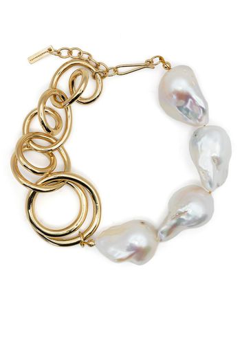 Completedworks gold vermeil-plated pearl bracelet - Oro