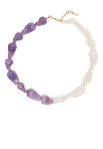 Completedworks Choker con perline - Viola