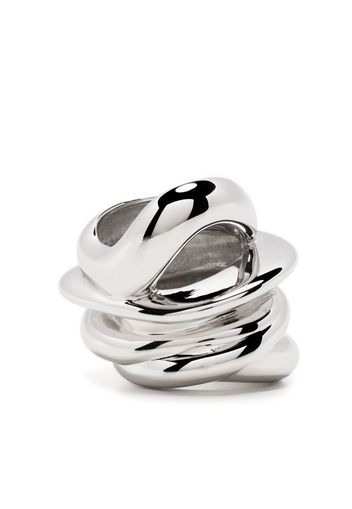 Completedworks Clash wraparound ring - Argento