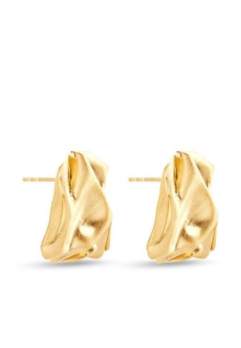 Completedworks gold vermeil Square stud earrings - Oro