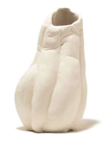 Completedworks Fold B55 sculpted vase - Bianco