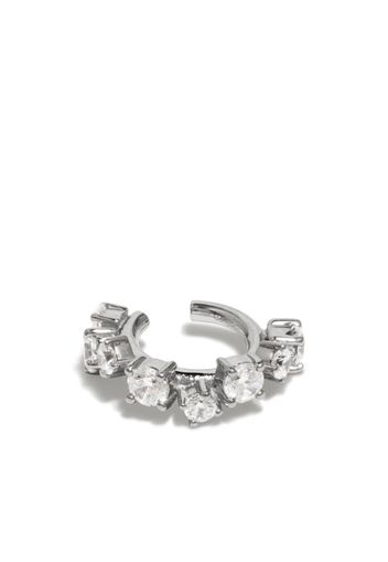 Completedworks Z25 zirconia-embellished ear cuff - Argento