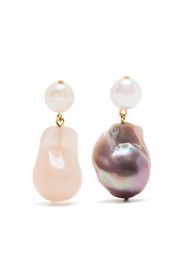 Completedworks pearl-detail drop earrings - Bianco