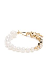 Completedworks Glitch pearl-embellished bracelet - Oro