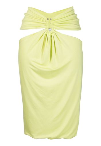 CONCEPTO cut-out fitted skirt - Verde