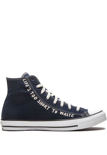 Converse All Star High 'Life's Too Short To Waste' sneakers - Blu
