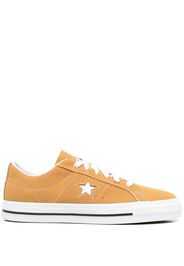 Converse star-patch low-top sneakers - Giallo