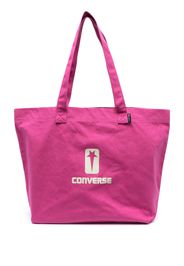 Converse logo-print canvas tote bag - Rosa