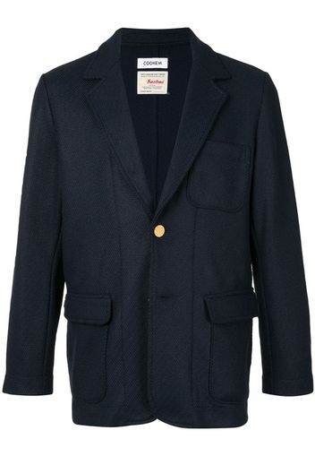 Blazer monopetto con applicazione