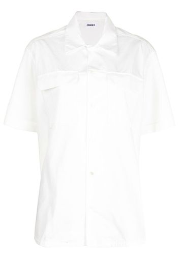 Coohem Camicia button-down a maniche corte - Bianco