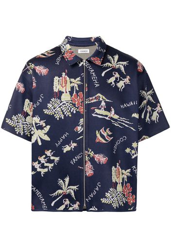 Coohem Camicia Aloha - Blu