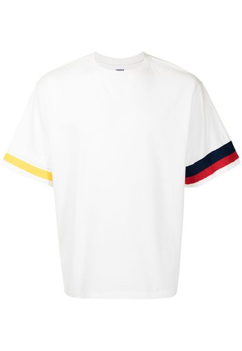 Coohem T-shirt con dettaglio a righe - Bianco