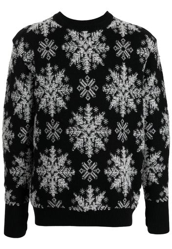 Coohem Maglione con effetto jacquard - Nero