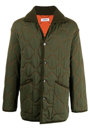 Coohem Cappotto trapuntato - Verde