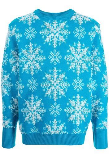 Coohem Maglione con effetto jacquard - Blu