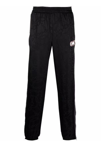 COOL T.M chain-print slip-on track trousers - Nero