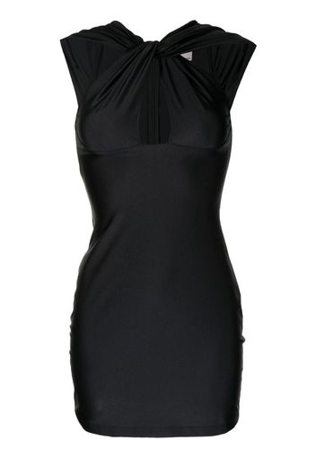 Coperni halterneck mini dress - Nero