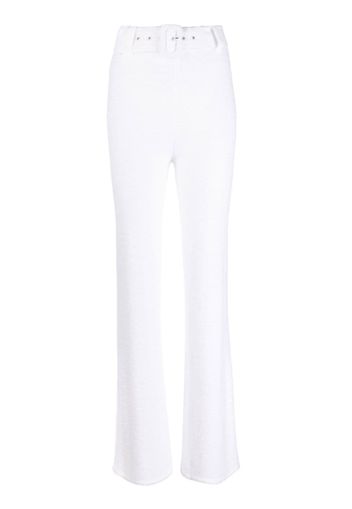 Coperni high-waisted flared trousers - Bianco