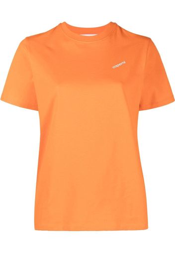 Coperni logo-print cotton T-shirt - Arancione