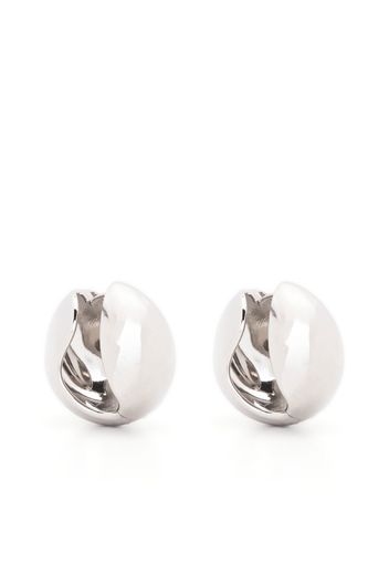 Coperni chunky huggie-hoop earrings - Argento