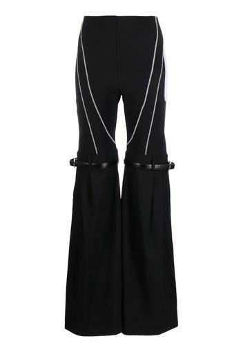 Coperni belt flared trousers - Nero