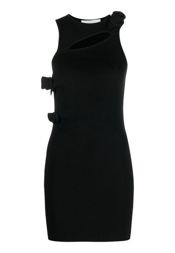 Coperni cut-out detail mini dress - Nero