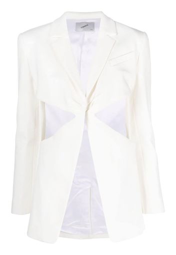 Coperni Blazer con inserti - Bianco