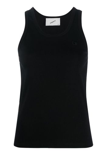 Coperni round-neck cotton tank top - Nero