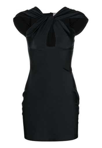 Coperni cut-out sleeveless minidress - Nero