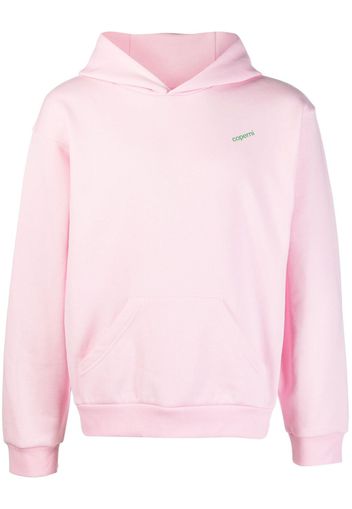 Coperni logo-print jersey hoodie - Rosa