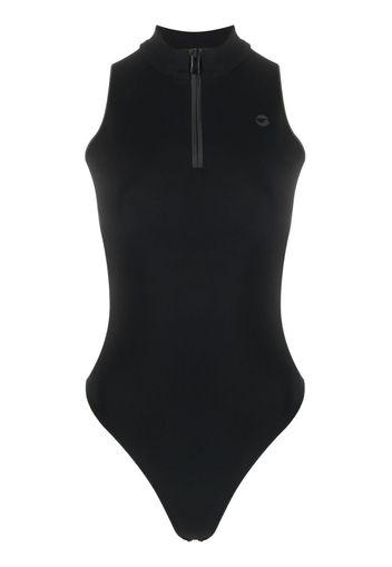 Coperni zip-up sleeveless bodysuit - Nero