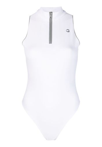 Coperni Body smanicato con zip - Bianco