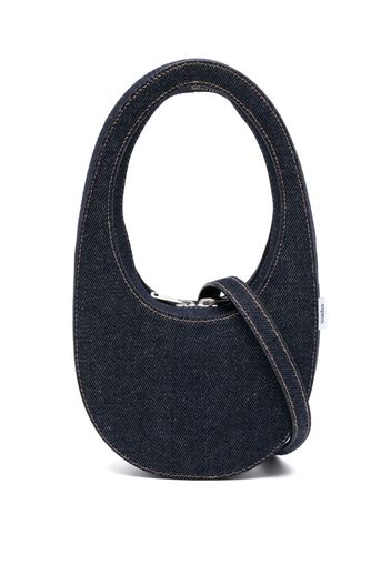 Coperni mini Swipe denim bag - Blu