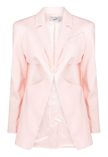 Coperni twisted cut-out blazer - Rosa