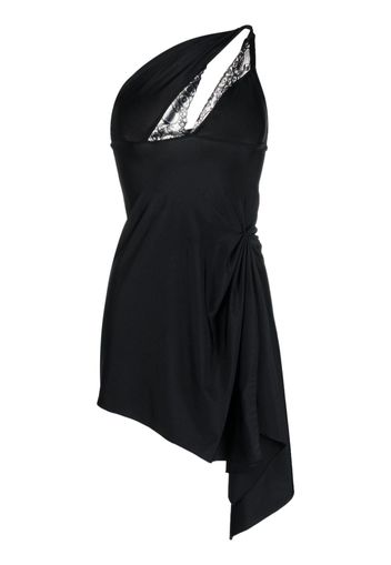 Coperni asymmetric minidress - Nero