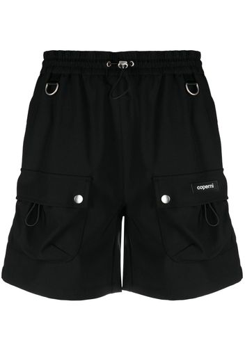 Coperni ring hardware-embellished shorts - Nero