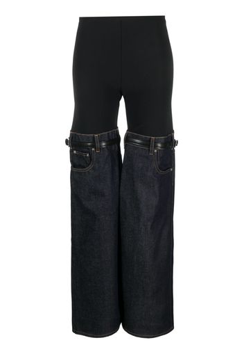 Coperni Jeans Hybrid svasati - Nero