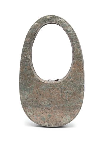 Coperni mini Swipe stone-effect leather bag - Toni neutri
