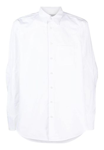 Coperni chest-pocket cotton shirt - Bianco