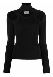 Coperni cutout-detail knitted top - Nero