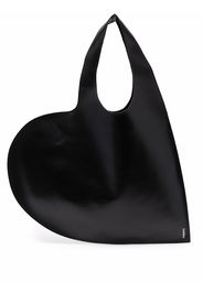 Coperni heart-shape leather tote bag - Nero