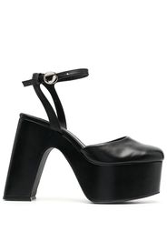 Coperni Bridge platform pumps - Nero