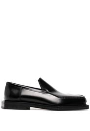 Coperni square-toe polished-finish loafer - Nero