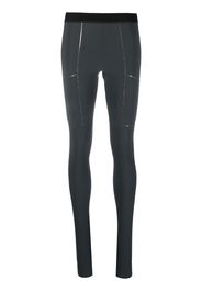 Coperni panelled stretch leggings - Grigio