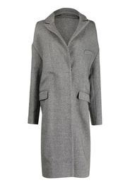 Coperni single-breasted herringbone coat - Nero