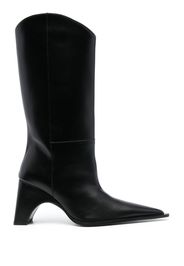 Coperni Bridge cowboy leather boots - Nero